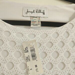 sleeveless white dress